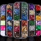 Золотая Серебряная фольга, красочные бронзовые наклейки, металлическая фольга для ногтевого дизайна, полное покрытие, переводная бумага для ногтей, украшение сделай сам, дизайнерские аксессуары