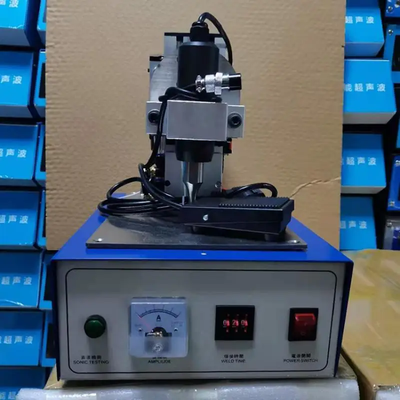 

1200W Mini All-In-One Spot Welding Machine Ultrasonic Mask Pointing Ear Band Machine
