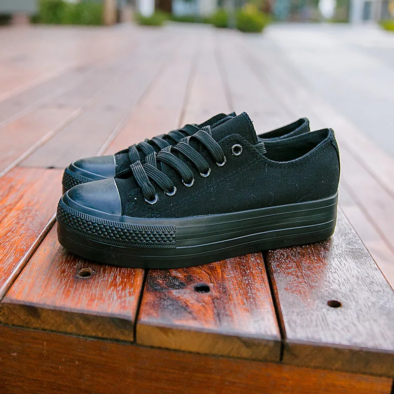 Кроссовки женские на платформе Вулканизированная подошва Повседневная