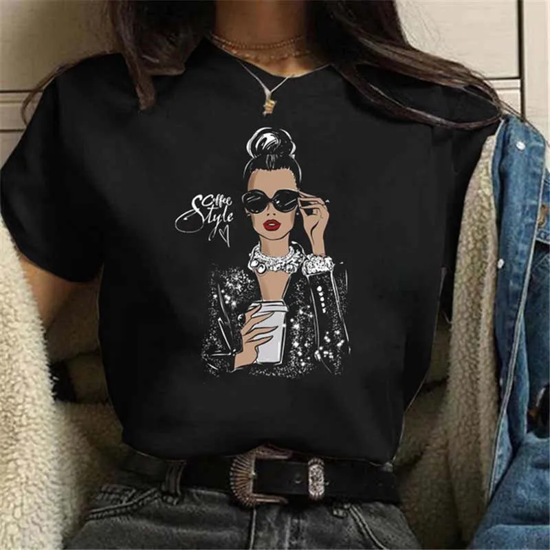 

Maycaur Hot Sales Printed Female Tshirt Women Fashion Graphic Printed T-Shirt Harajuku Korean Style Short Sleeves Clothes Female