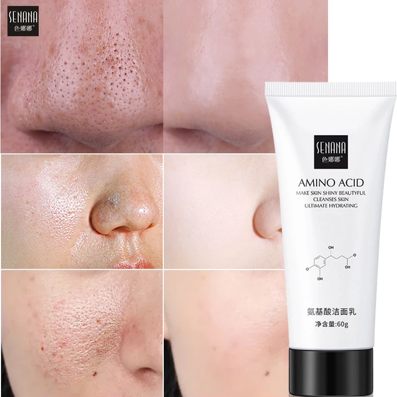 SENANA аминокислотное очищающее средство для лица мягкий крем глубокой очистки
