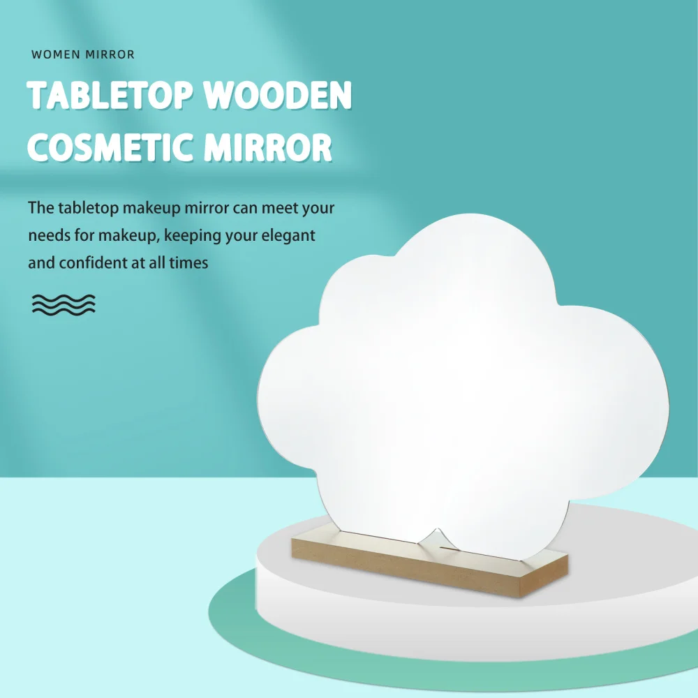 Столешница деревянное зеркало для туалетного столика неправильное декоративное