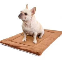 super soft pets dog crate bed super plush for dog bed mat machine wash dryer friendly dog cushion for kennel pad