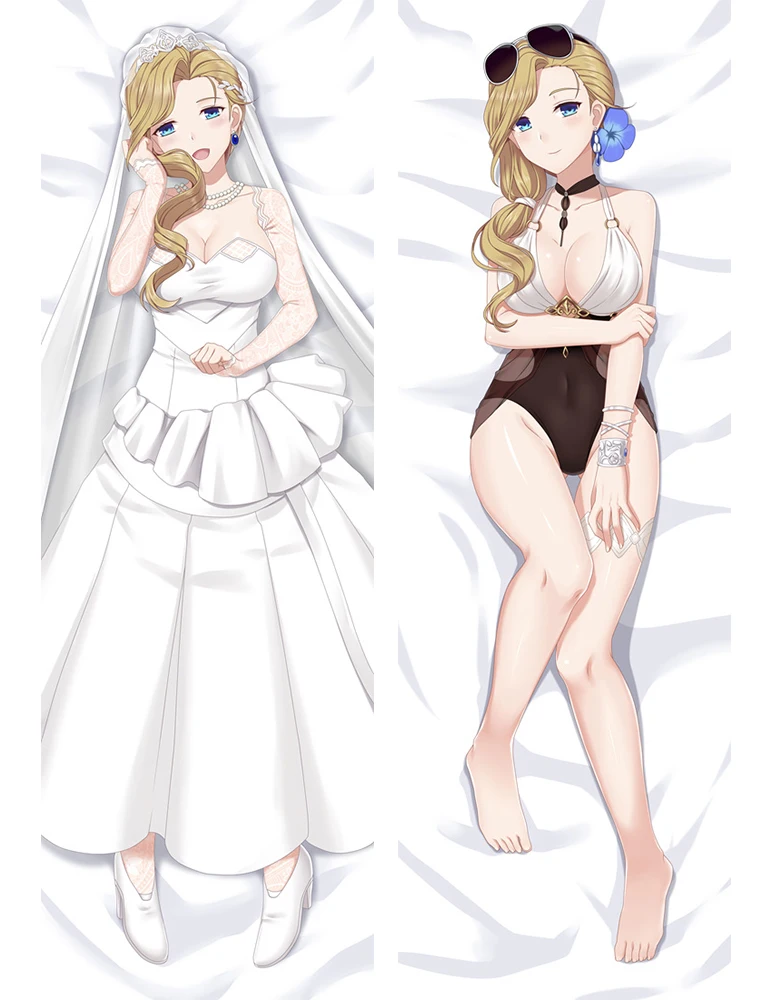 

2020-Auguest Japanese Anime Games Azur Lane Hood Ikazuchi Dakimakura Body Decorative Pillowcases Hugging Pillow Cover Case