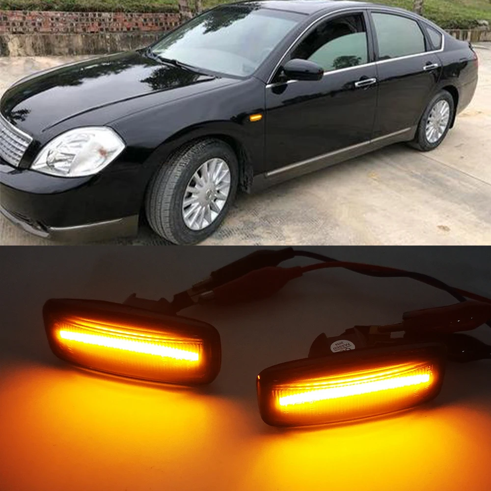 1 пара динамических боковых габаритных указателей поворота для Nissan Teana Cefiro Maxima J31