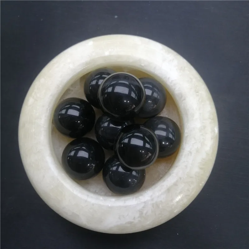 Natural Black obsidian healing Reiki ball crystal sphere for decoration | Дом и сад