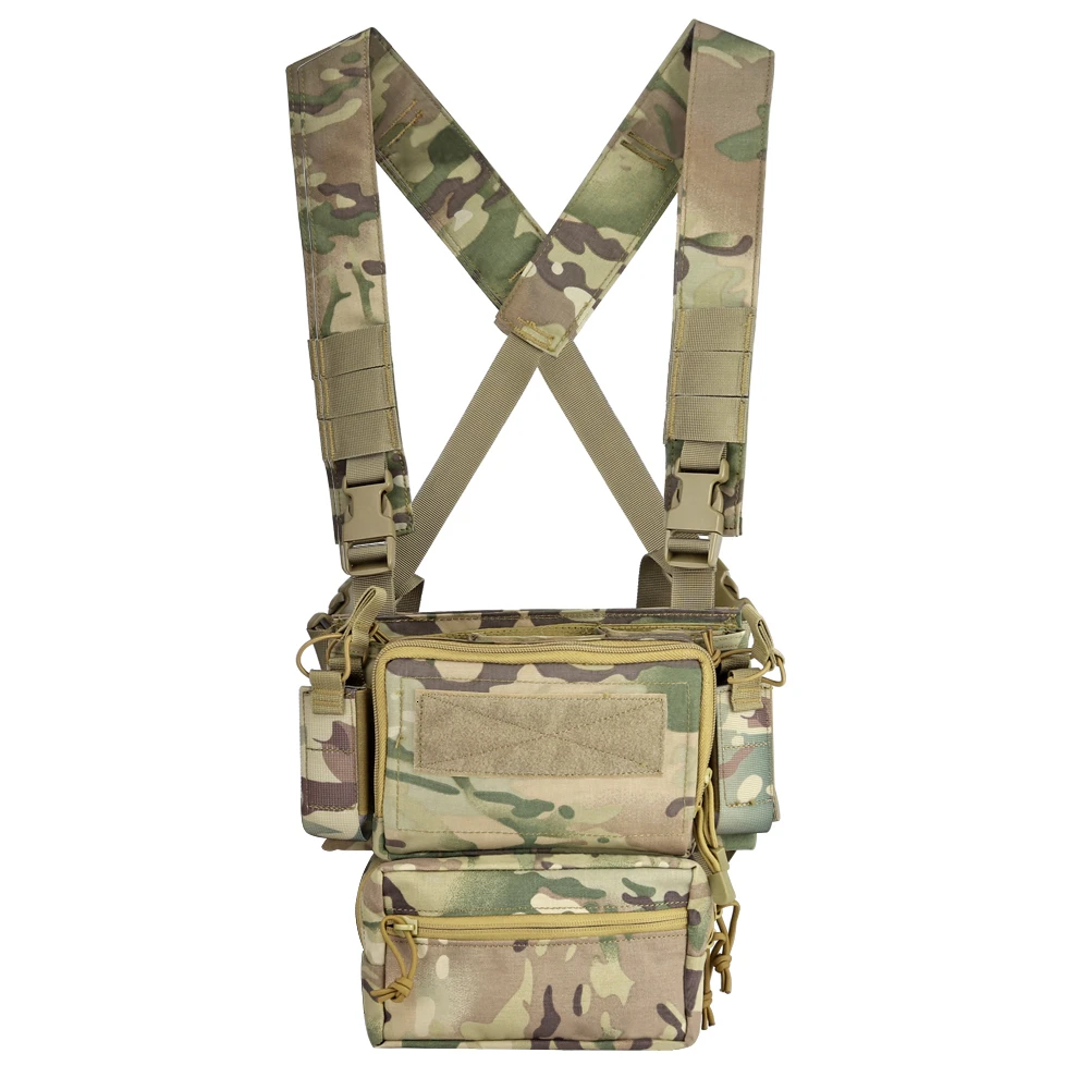 MC with pouch Армейская тактическая сумка Armor нагрудный жилет X Жгут винтовка Пистолетная обойма сумка CRX охотничье оборудование аксессуары нагрудные установки - Цвет: MC with pouch