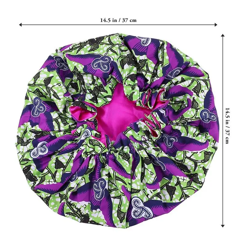 

Delicate Printing Nightcap Elastic Sleeping Cap Hair Protection Hair Accessories