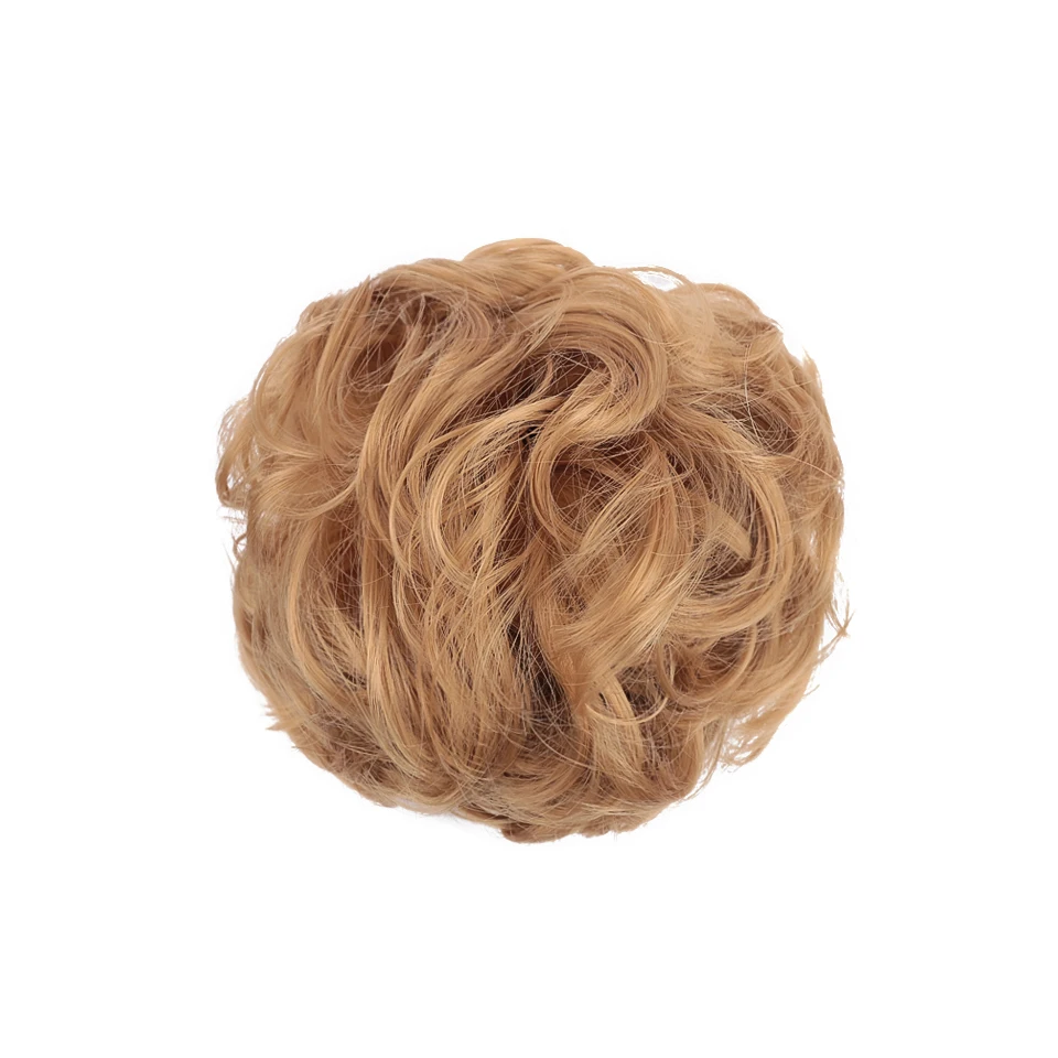 

AOOSOO Fashionable Female Wavy Curly Hair Synthetic Chemical Fiber Wig Girl Flower Bud Ball head