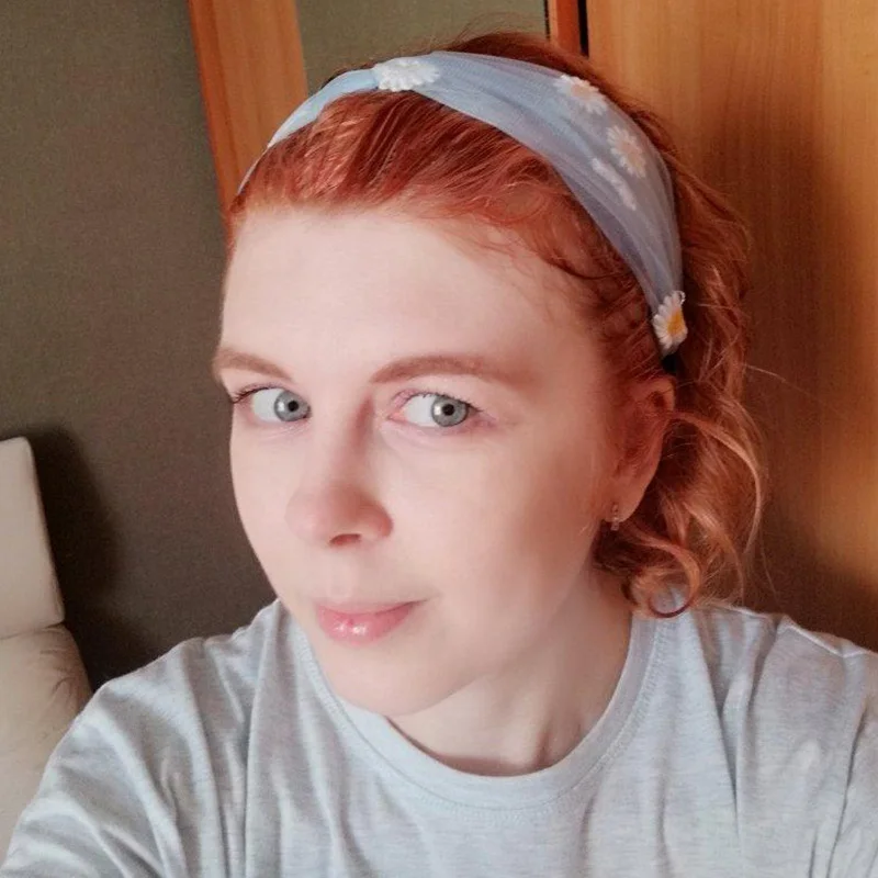 

1PC Daisy Lace Hair Hoop Cross Knotted Women Headdress Daisy Flower Mesh Embroidery Hair Hoop Fashion Hair Accessories