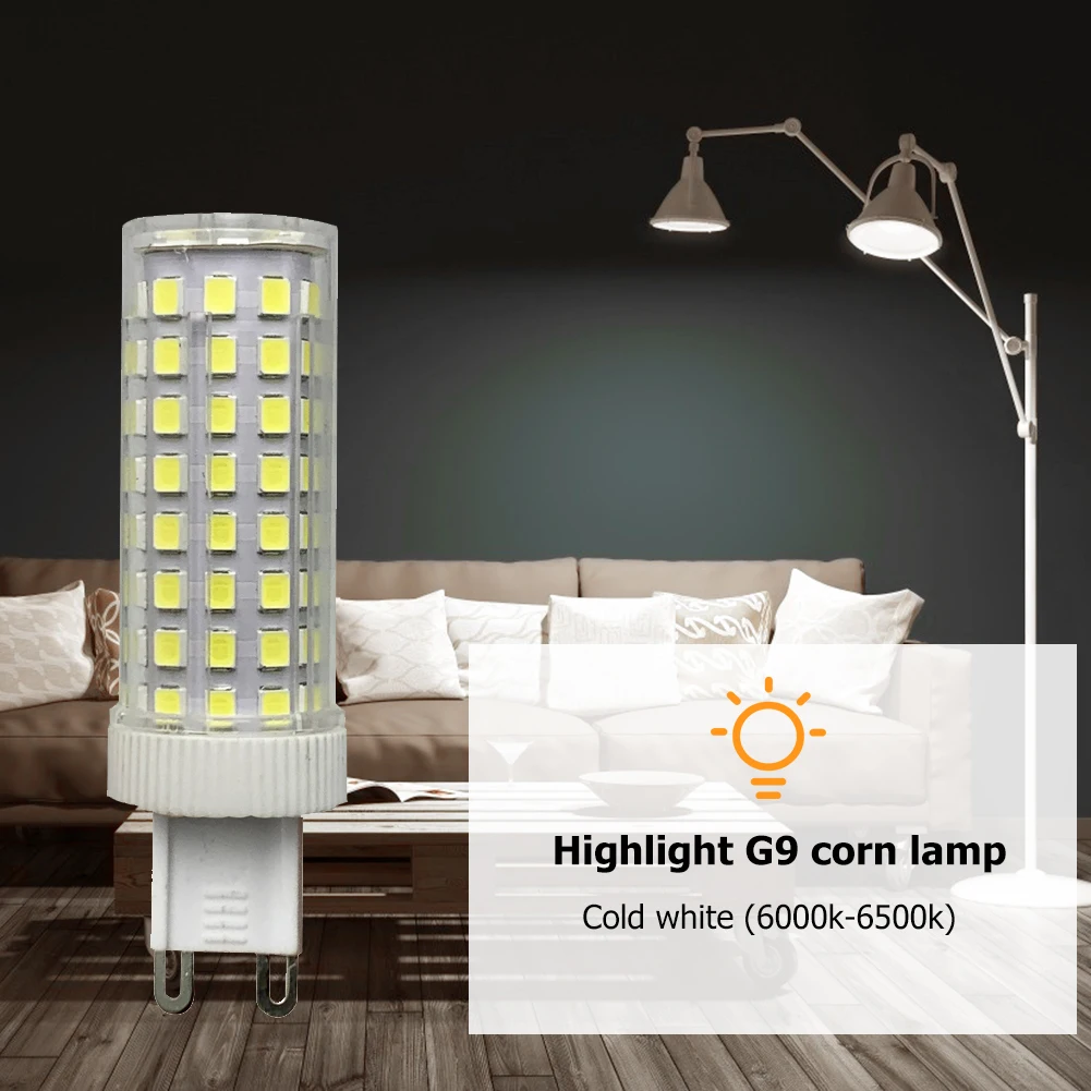 

Керамическая лампа, Миниатюрная лампа-кукуруза, светодиодная лампочка с высоким светом, 2 цвета, 12 Вт, домашняя люстра, сменные галогенсвети...