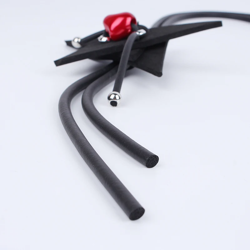 

YD&YDBZ Red Heart Pearl Pendant Necklaces For Women Luxurious Geometric Foam Statement Necklace Sweater Chain Minimalist Jewelry