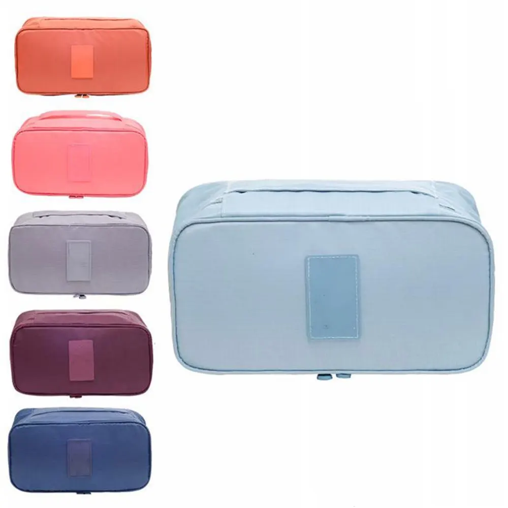 

Bra Underwear Storage Bag Waterproof Nylon Travel Portable Make-Up Organizer Handbag Cosmetic Container