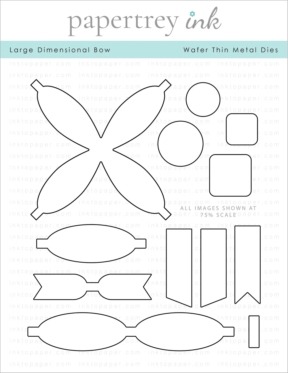 

2022 New Hot Sell Diy Greeting Card Large Dimensional Bow Metal Cutting Dies Scrapbook Diary Decoration Stencils Embossing Molds