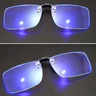 Очки унисекс с зажимом, с фильтром сисветильник, для офиса, с защитой от ультрафиолета, для женщин и мужчин, с зажимом для очков, с синим компьютерным напряжением Reli C6V2