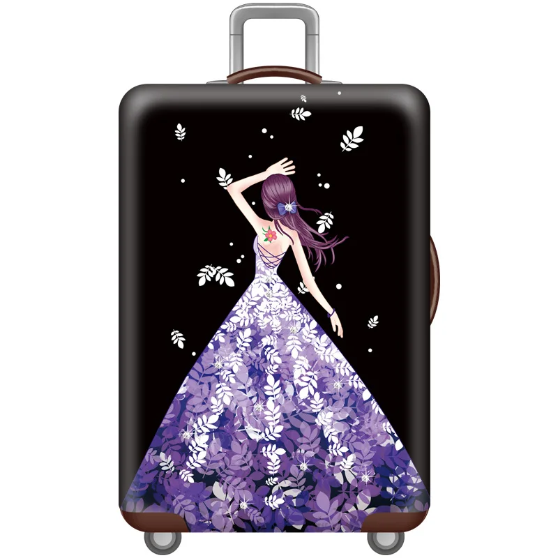 Новый эластичный чехол для защиты от пыли с рисунком | Багаж и сумки