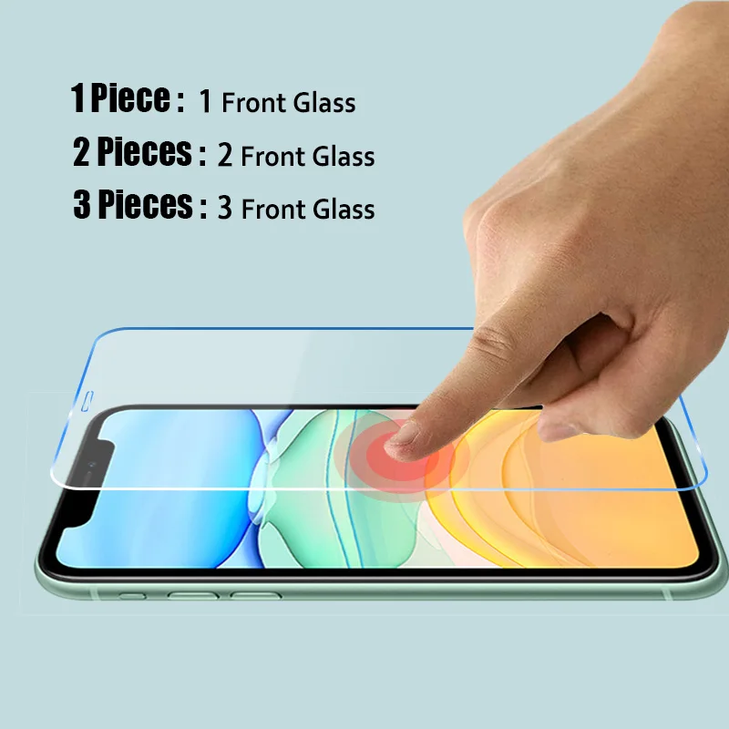 Защитное стекло для iPhone 12 11 Pro Max XS XR X 6 6S 7 8 Plus 5 2/3 1/5s шт. | Мобильные телефоны и