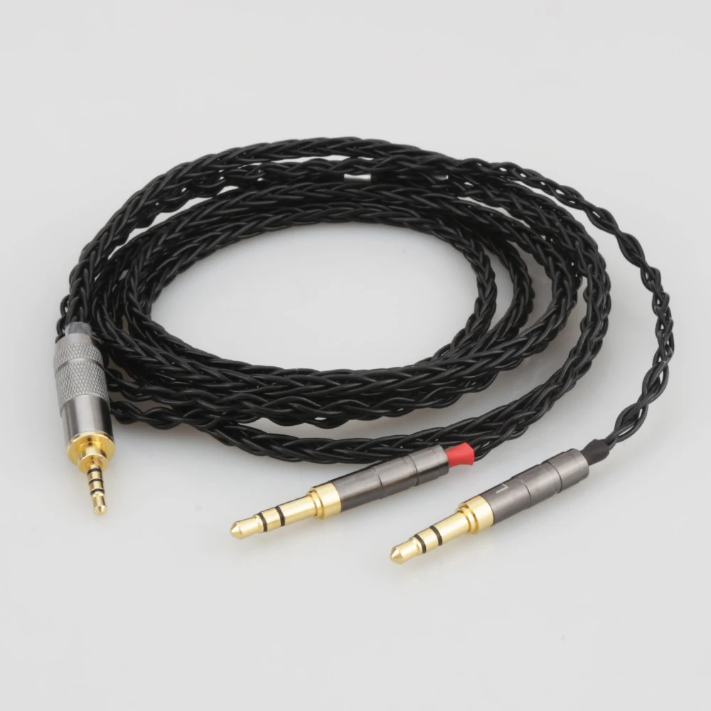 Серебряный обновленный кабель для наушников Audiocrast Sundara Aventho/фокусная Elegia/t1 t5p/D600