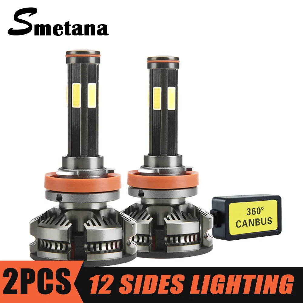 INLONG мини Canbus lampada H11 H8 H9 светодиодные лампы для фар 6500 лм 9005 K H7 H4 фары 9006 HB3 HB4