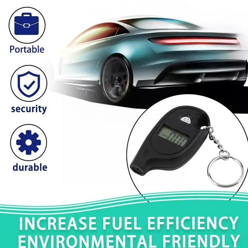 

1pc Portable Digital Car Tire Pressure Tester Motorcycle Auto Tyre Air Meter Gauge LCD Display Procession Tool 5-150PSI Safety