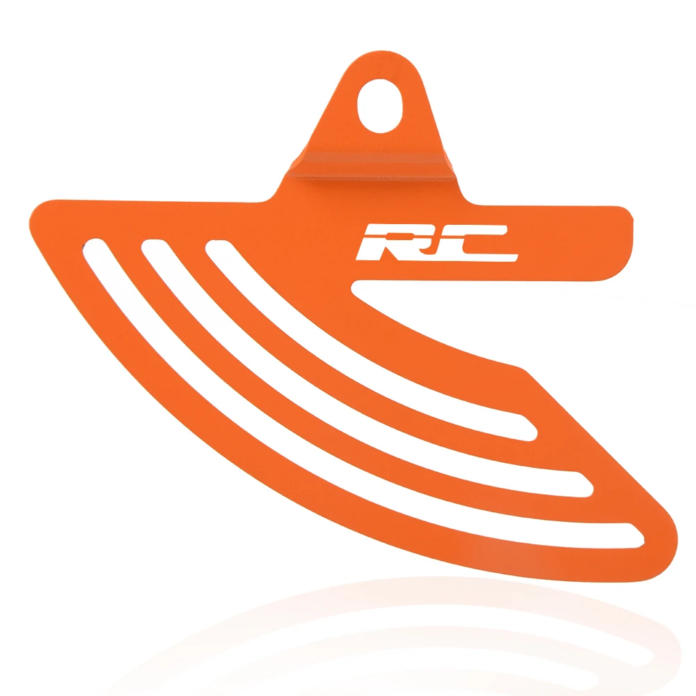 orange with logo Мотоцикл Нержавеющая сталь цепи защиты с закрытым носком и на цепи ограждения для KTM RC 125 200 390 RC125 RC200 R - Цвет: orange with logo