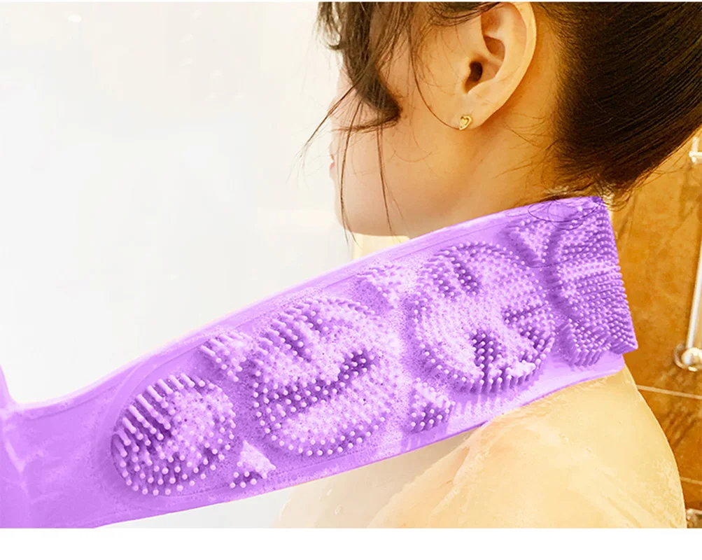 Магия силиконовые щетки банные полотенца натирания угревой сыпи черная грязь