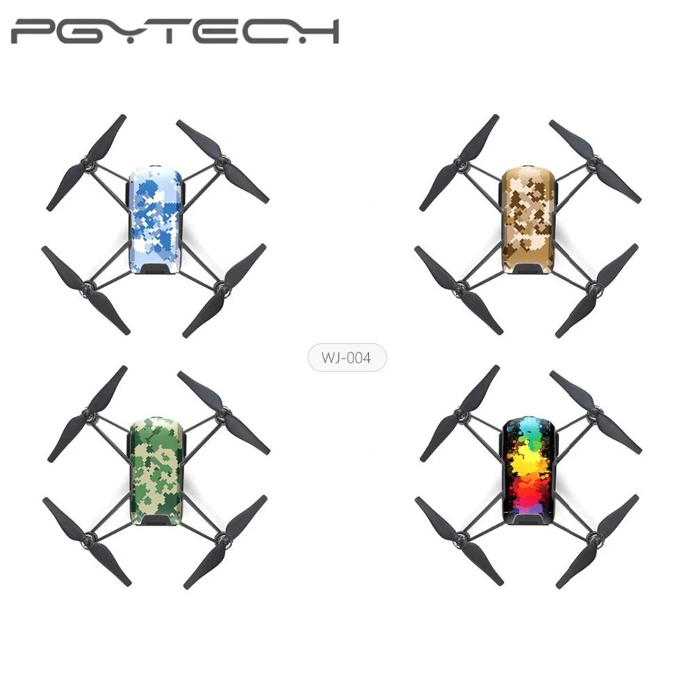 4 шт./компл. PGYTECH наклейка пленка для DJI Tello Drone аксессуары камеры наклейки на Дрон