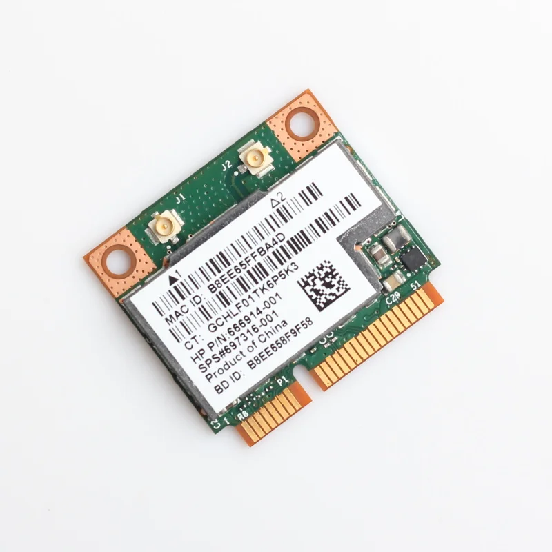 Dual Band 300Mbps BCM943228HMB For Bluetooth4.0 802.11a/b/g/n Wifi Wireless Card Half Mini PCI-E Notebook Wlan 2.4G/5Ghz Adapter |
