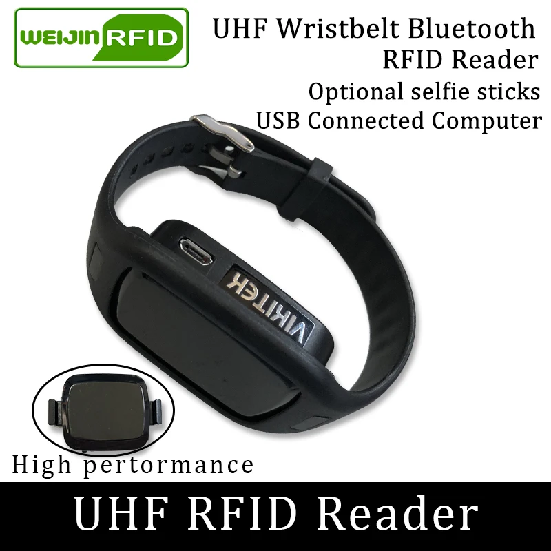 UHF RFID считыватель карманный портативный мини часов VIKITEK bluetooth для мобильного