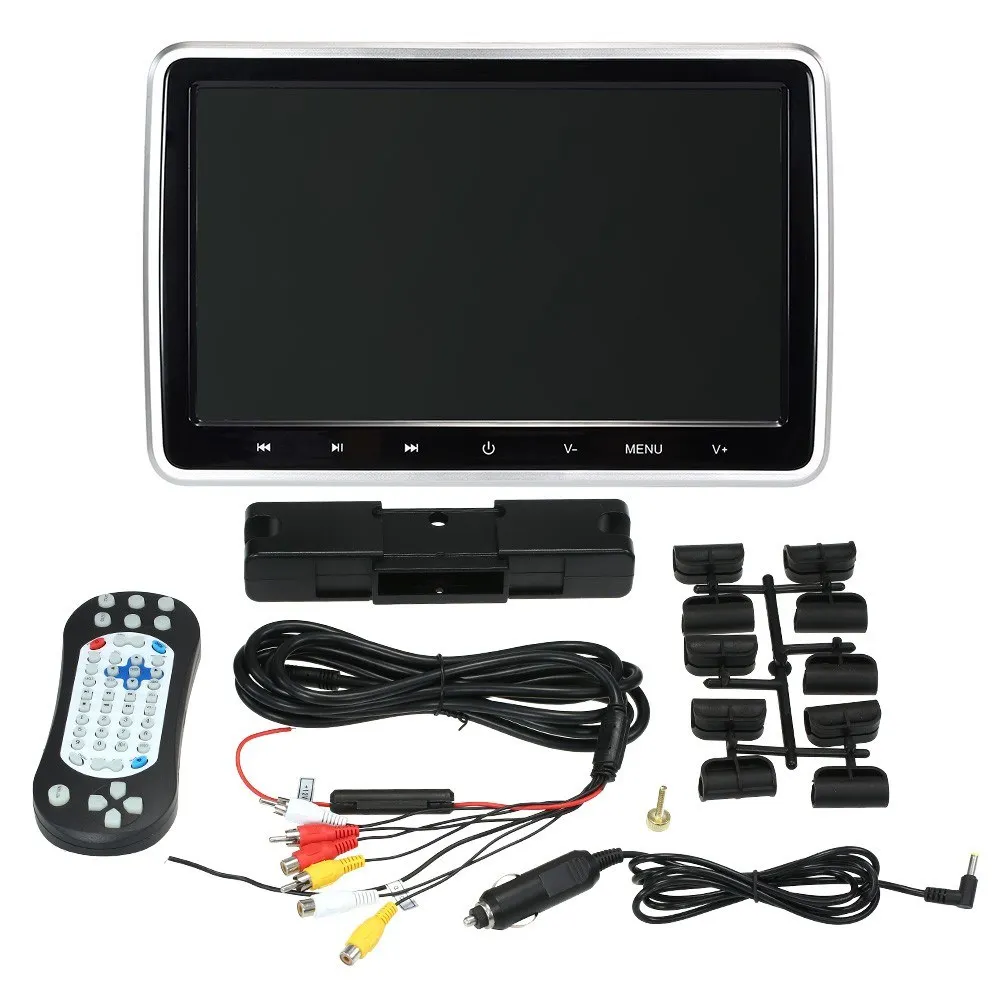 10 &quotАвтомобильный подголовник dvd плеер авто монитор видео игра FM сенсорная