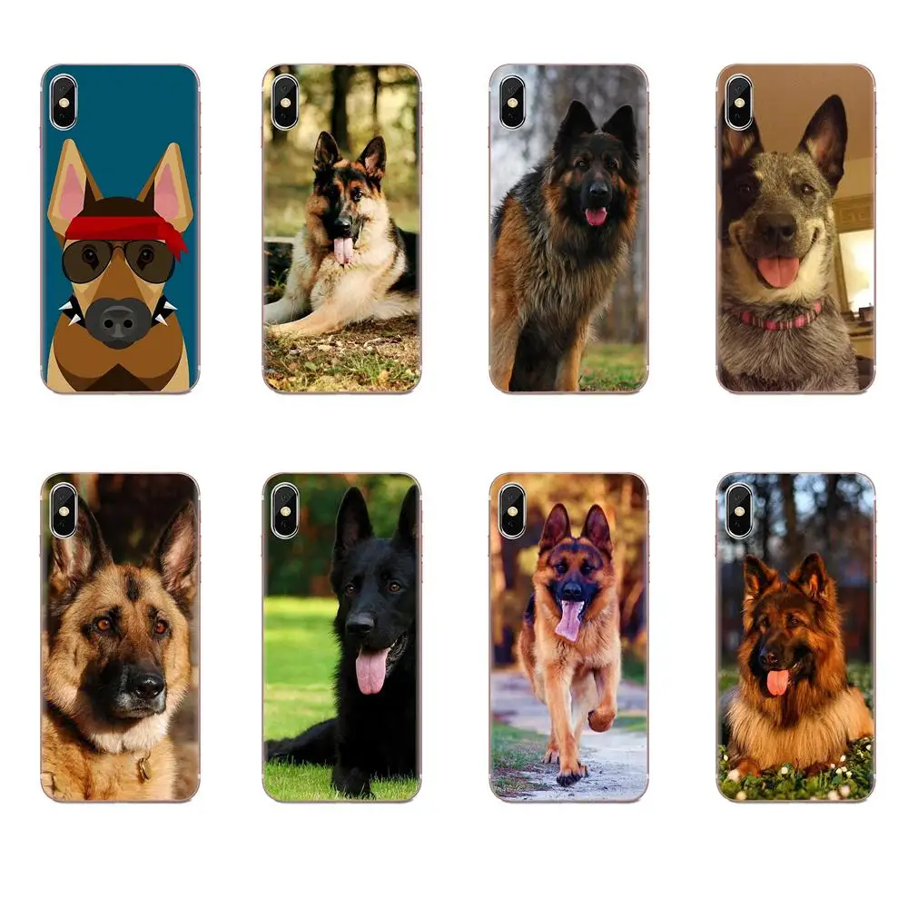 Забавные Пособия по немецкому языку овчарки Корпус для Galaxy J1 J2 J3 J330 J4 J5 J6 J7 J730 J8 2015