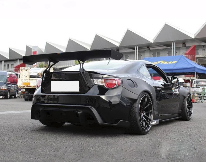 Для GT86 FT86 BRZ FR-S GT Крыло задний спойлер крыло+ алюминиевые Кронштейны углеродное волокно/FRP
