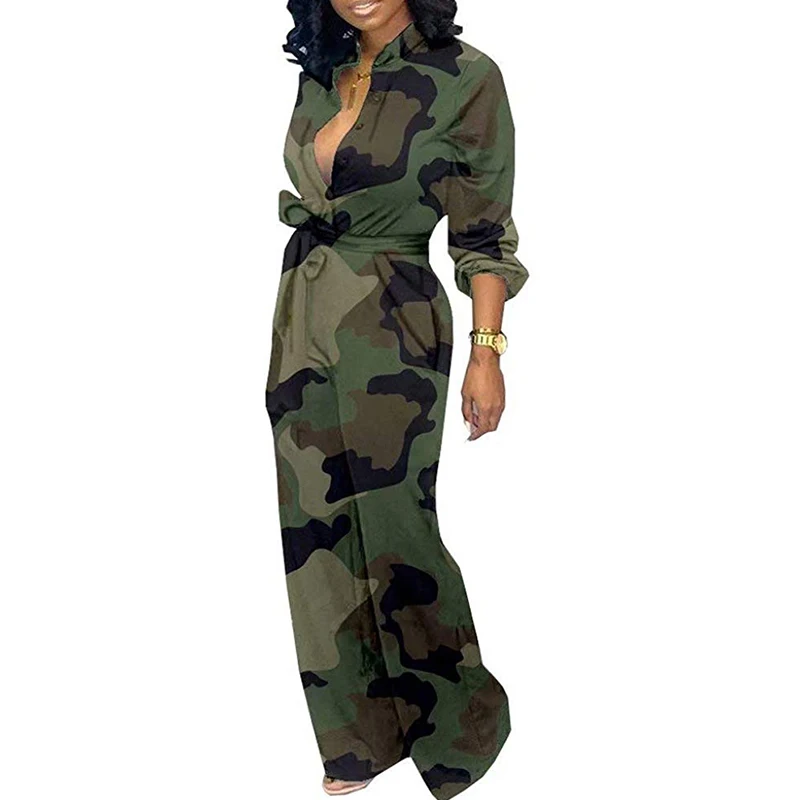 Сексуальный женский комбинезон с глубоким v-образным вырезом высокой талией