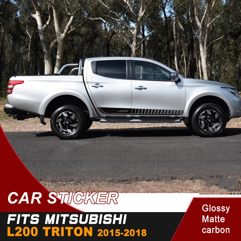 2 шт. виниловые наклейки для mitsubishi l200 triton 2015 2016 2017 2018 2019 | Автомобили и мотоциклы