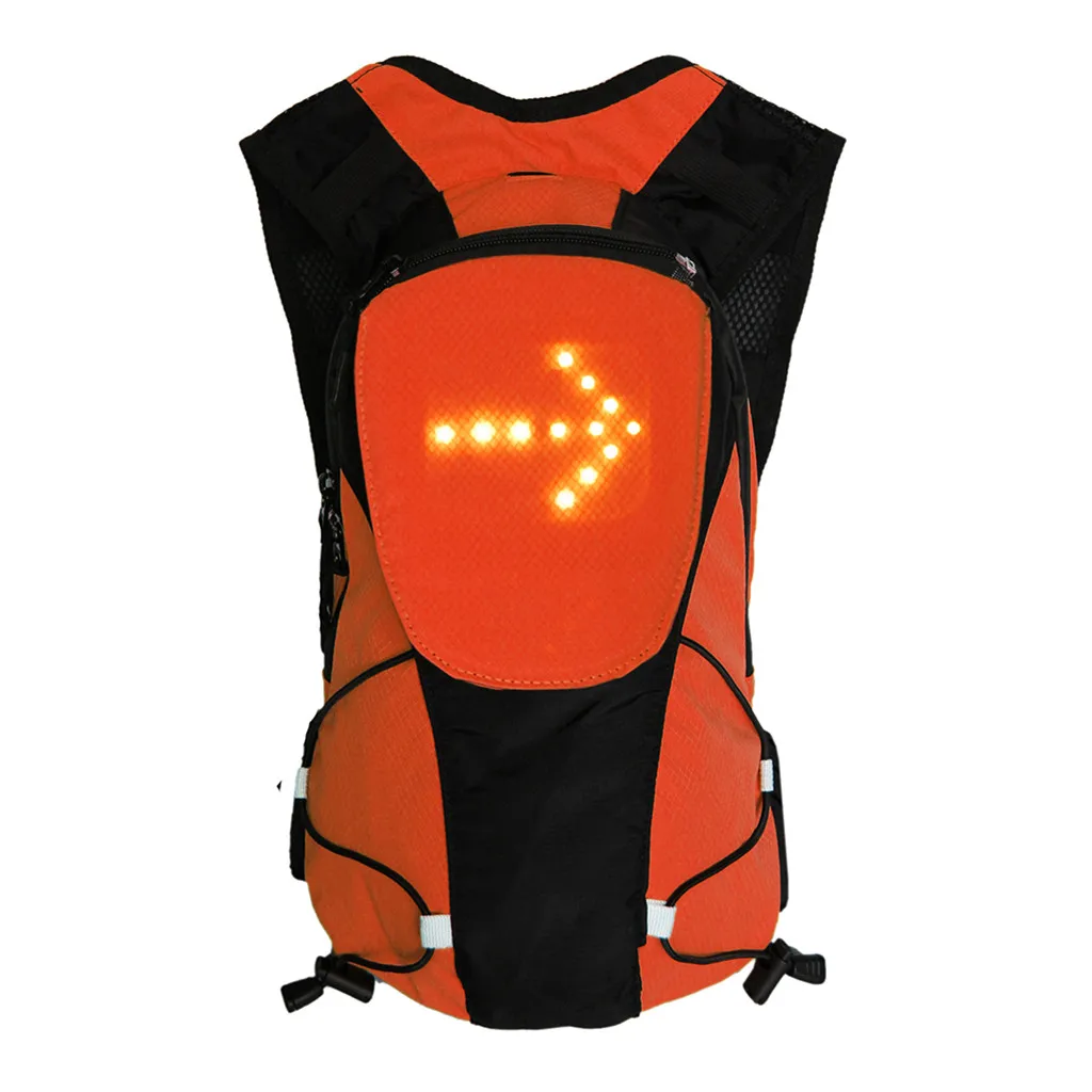 2020 Велоспорт недавно поворота рюкзак с сигналами Безопасность велосипедный