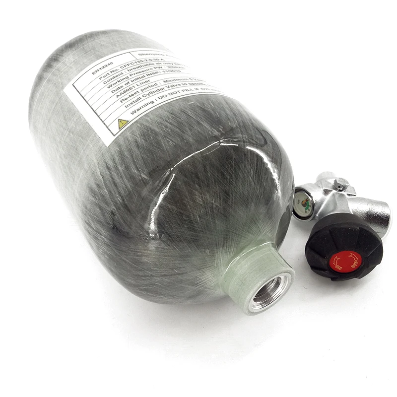 AC52031 2L Carbon Fiber Tank	With Valve 4500Psi PCP Air Rifle 5  5 Compressed Air Guns For Hunting Underwater Weapons