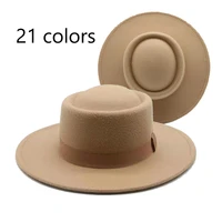hats for women ribbon band belt dress formal women hats street dancer pork pie round top dome winter hats 2021 sombrero hombre