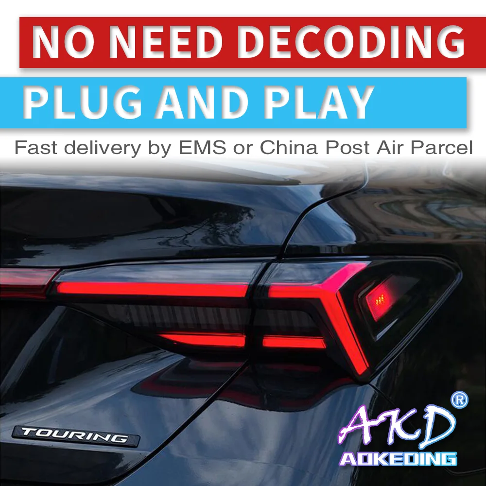 

АКД тюнинг автомобильные задние фары для Toyota Avalon 2019 задние фары светодиодные DRL ходовые огни Противотуманные фары с ангельскими глазками за...