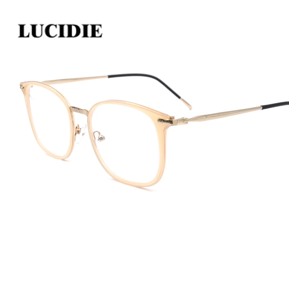 Модные женские очки в большой оправе фиолетовая оправа для очков из нержавеющей