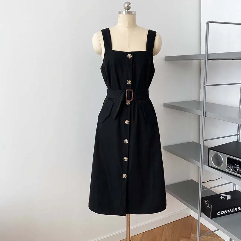 

New 2020 Autumn Winter Elegant Women Dresses Fashion Belt Thicken High Elastic Waist Casual Split Dress Vintage