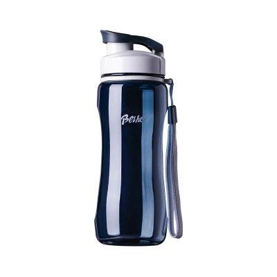 Grey 560 мл бутылка для воды Портативная спортивные бутылки BPA Free пластиковая бутылка Детская бутылка для школы My Bottle бутылки для воды спортивн, Открытый бутылка для спорта пластик - Цвет: Grey