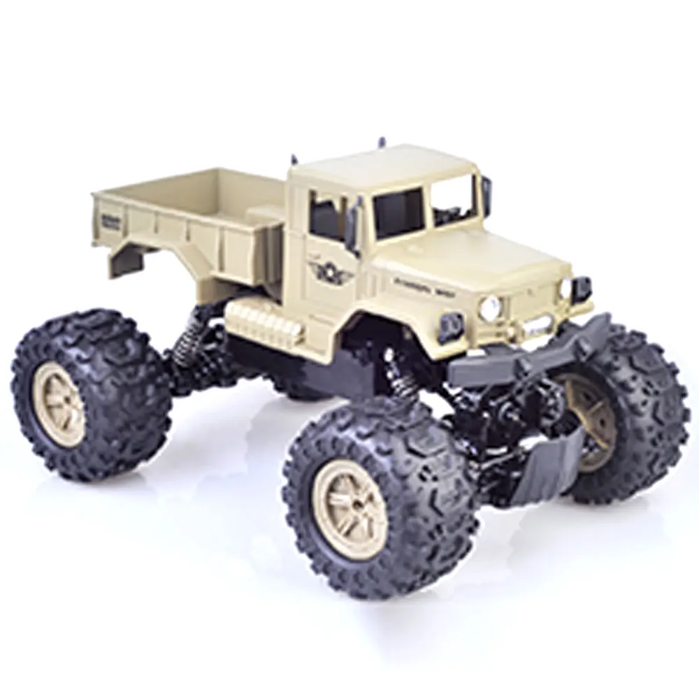 Yellow 1231 Вт амфибия 2,4 г альпинистский большой грузовик военный грузовик DIY Набор 4 колеса внедорожник модель радиоуправляемого грузовика дистанционное управление альпинизм - Цвет: Yellow