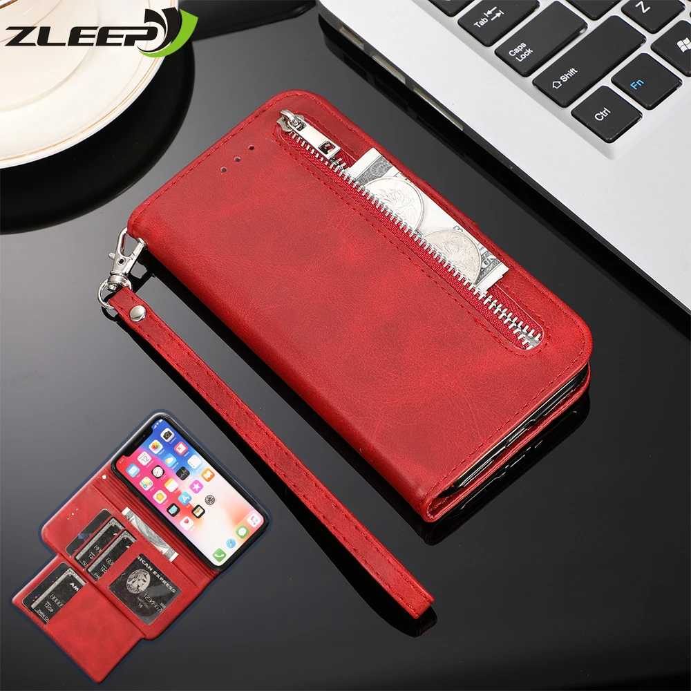 Кожаный чехол книжка для Samsung Galaxy S21 S20 FE S10 E S9 S8 Note 8 9 10 20 Ultra Plus S7 Edge Магнитный