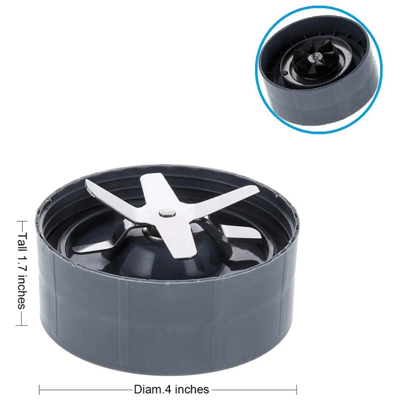 

Extractor Blade Shock Pad Gear Replacement Cup 32Oz for Nutribullet Blender 600W/900W Models