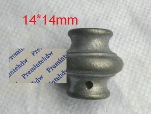 14 to 14mm 2 4 шт./лот незавершенный квадратный круглый алюминиевый пол пост фланец лестницы перила балясины Регулируемый лоток муфта кронштейна фитинги - Цвет: 14 to 14mm 2
