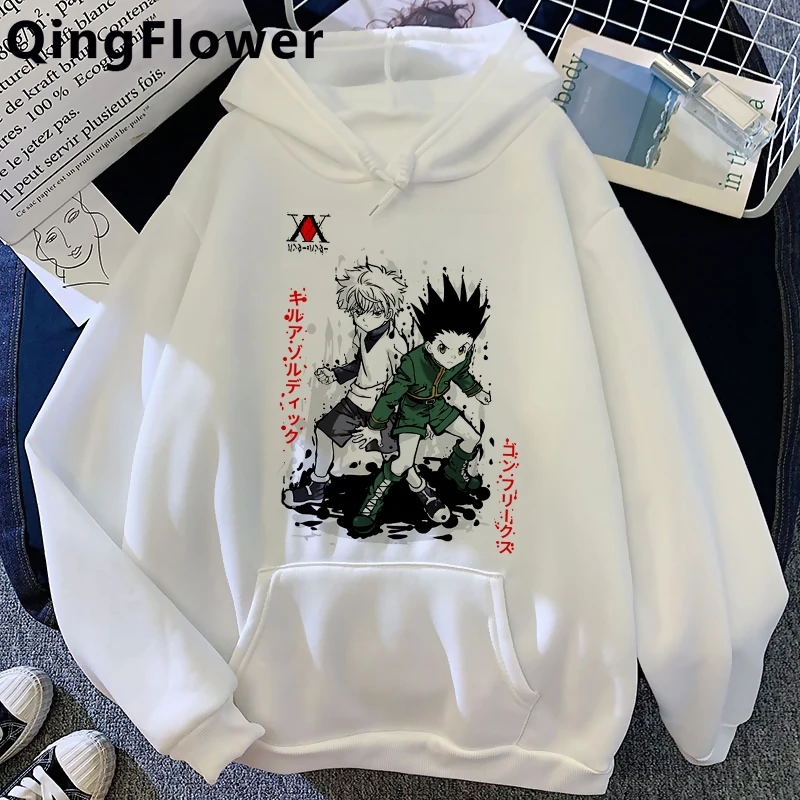 

Hunter x Hunter Killua Zoldyck; Сапожки в стиле толстовки для мужчин Уличная одежда с графическим принтом размера плюс с принтом Мужские Кофты Уличная ке...