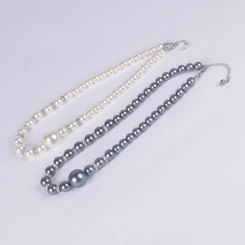 2018 модное простое Новое Белое жемчужное ожерелье аксессуары для невесты и