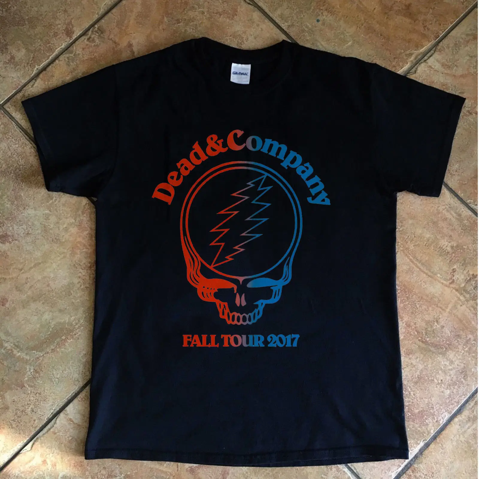 Футболка Grateful Dead &amp Company Fall Tour Nov 12 14 2019-Msg Hockey Bears NYC 100% хлопковая футболка топы