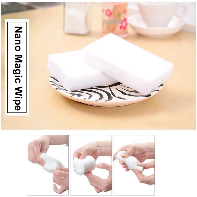 Меламиновая губка для мытья посуды многофункциональный спонж высокой плотности