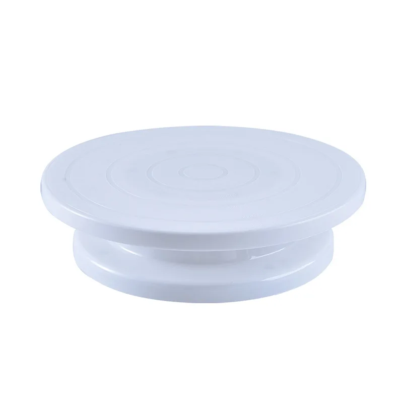 

28cm Cake Turntable Rotating Anti-skid Round Cake Stand Cake Decorating Tools Cake Rotary Table Kitchen DIY Pan Baking Tools